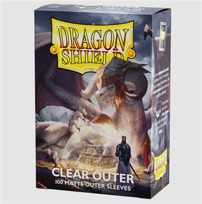 Dragon Shield Deck Beskyttelsessleeves - Mat Klar 100 Lommer