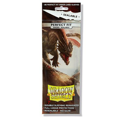 Dragon Shield Deck Protectors - Perfekt Fit Smoke 100 stk.