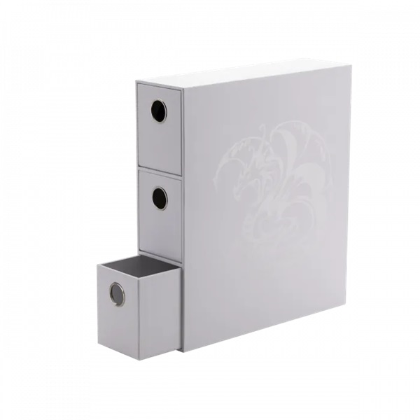 Dragon Shield Fortress Card Drawers: White  Dragonshield   -33701
