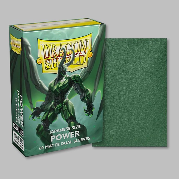 Dragon Shield Matte Duel Lommer - Metallic Grøn Power