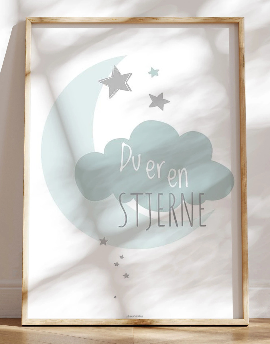 Stjerne Børneplakat
