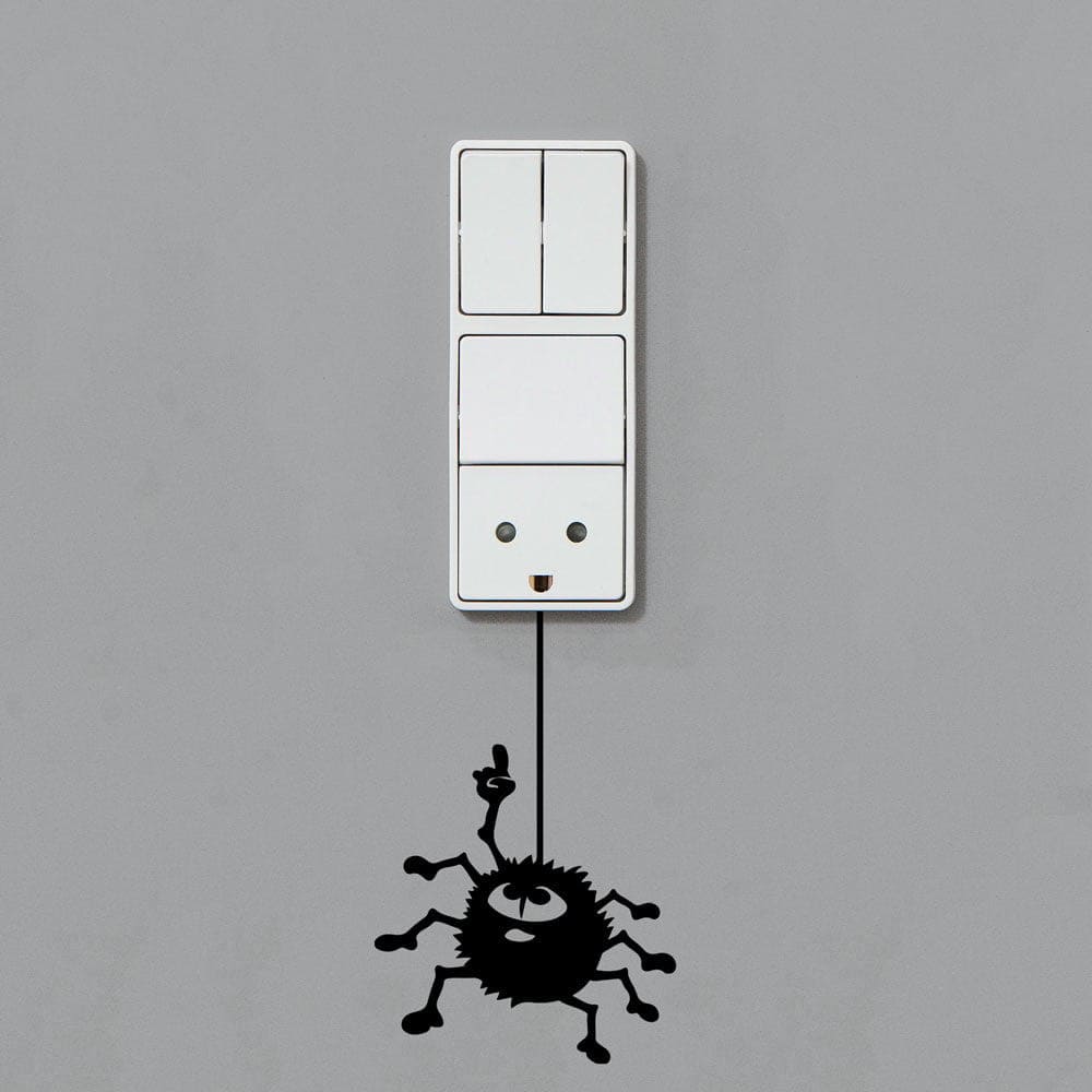 Edderkop Wallsticker