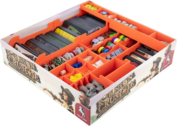 Feldherr Organizer For Robinson Crusoe And Expansion Voyage   The Beagle Board Game Box