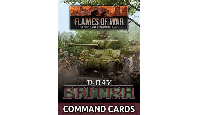 Flames   War  Quot  -day British Quot  Command Cards  47 Cards