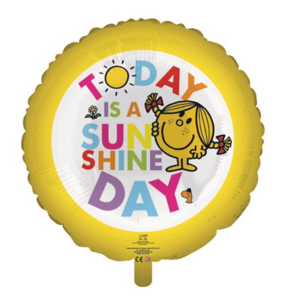 Helium Folieballon: "Little Miss Sunshine" til Festen