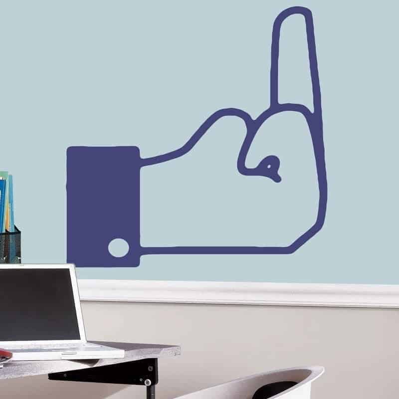Finger Wallsticker