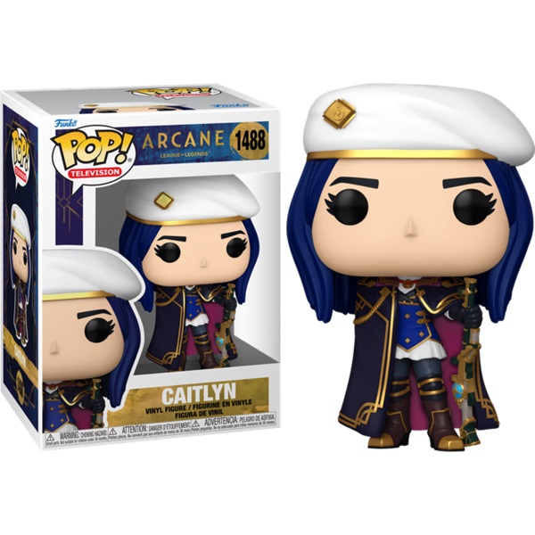 Funko Pop: Arcane League   Legends Caitlyn  1488 Animation Vinyl Figure 9cm