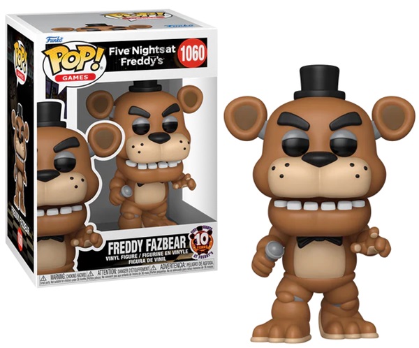 Funko Pop: Five Nights   Freddy   10th Anniversary Freddy  1060 Vinyl Figure 9cm