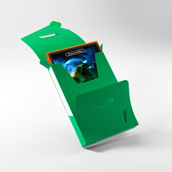 Gamegenic Deck Box: Cube Pocket 15 - Grøn beskyttelse