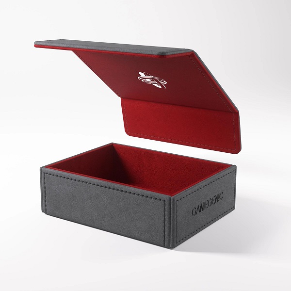 Gamegenic Deck Box: Token Keep  Counter Token Storage   Dice Tray  Gray    195 165 Red    195 184