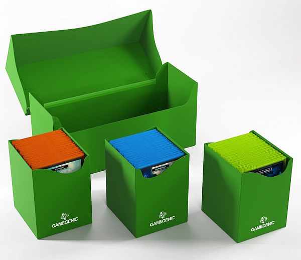 Gamegenic Deck Box: Triple Deck Holder 300    Green    195 184