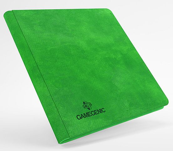 Gamegenic Mappe: Zip-  Album 24-pocket  Holder 480 Kort  Green    195 184
