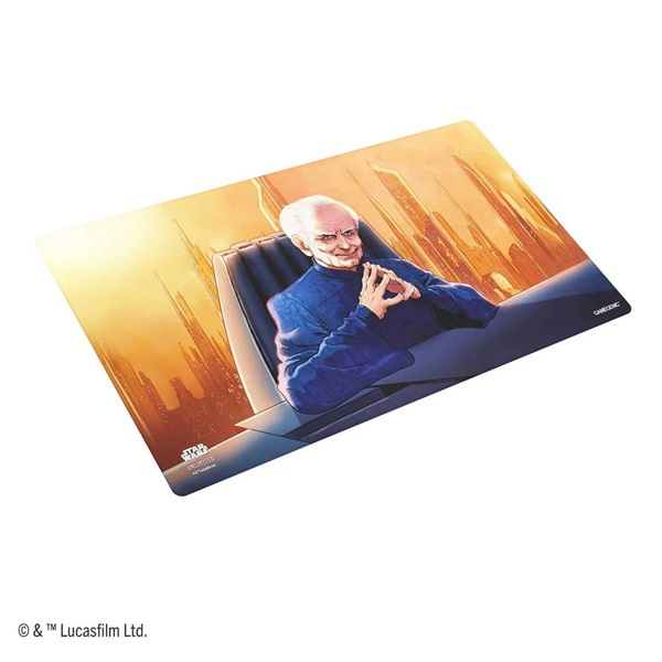 Gamegenic Spillem 195 165 Tte: Star Wars: Unlimited Set  : Secrets   Power Game Mat Chancellor Palpatine
