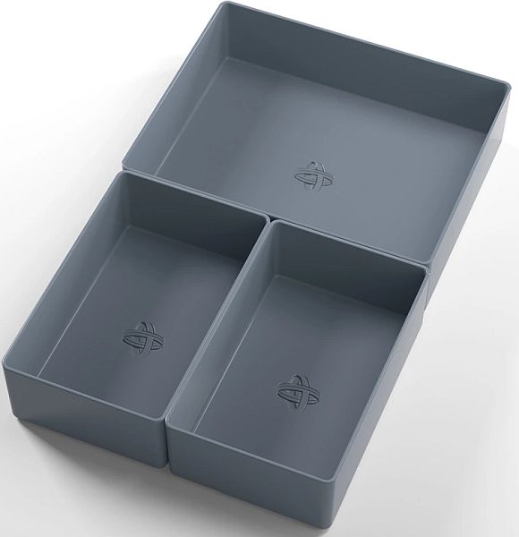Gamegenic Token Silo Cards Add-   Counter Token Storage   Dice Tray  Sort  Black