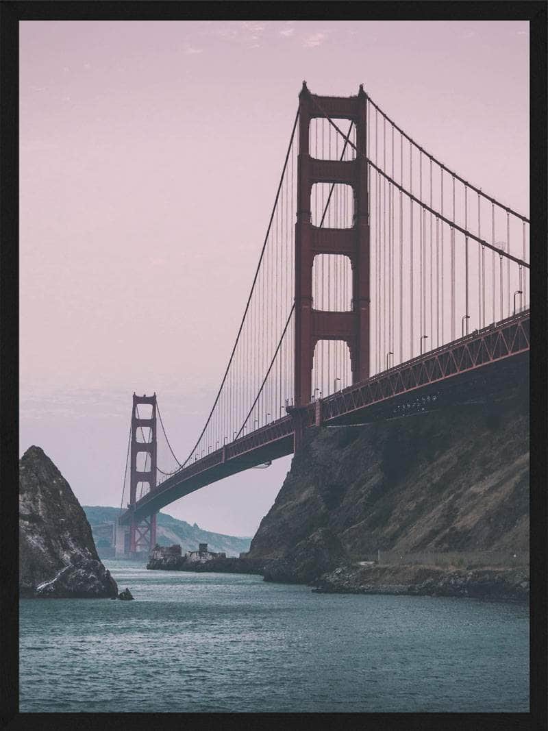 Golden Gate Bridge Plakat – Arkitekturkunst fra Søsiden