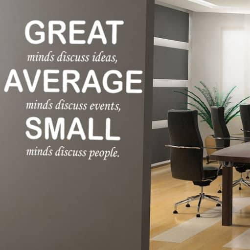 Great Minds Wallsticker