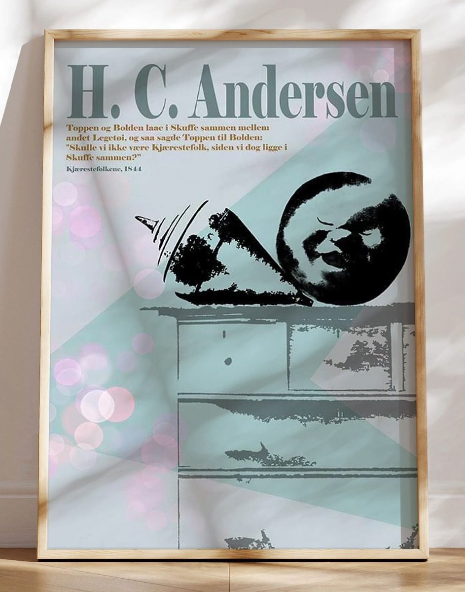 Andersen Plakat Kærestefolkene  Toppen   Bolden