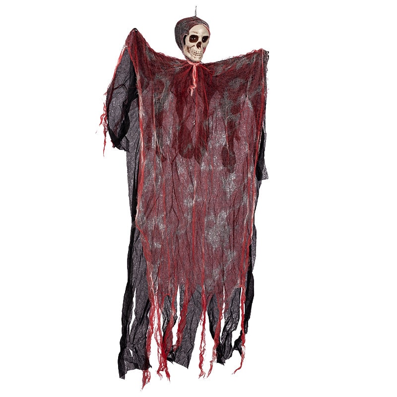 Blodigt Spøgelse med Edderkopper til Halloween Dekoration