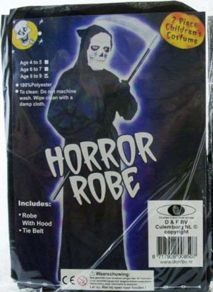 Halloween Kostume - Uhyggelig Robe til Børn - Fantastisk Tilbud