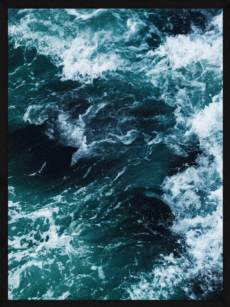 Bølgeplakat - Naturlig Skønhed fra Havet til Indretning