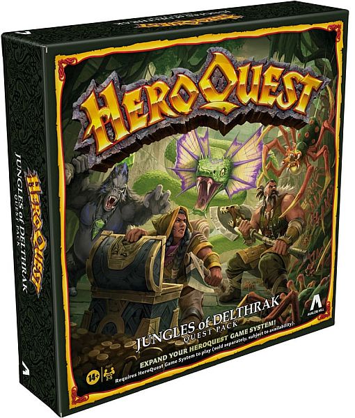 Heroquest Game System  Engelsk  Avalon Hill : Jungles   Delthrak Quest Pack Expansion