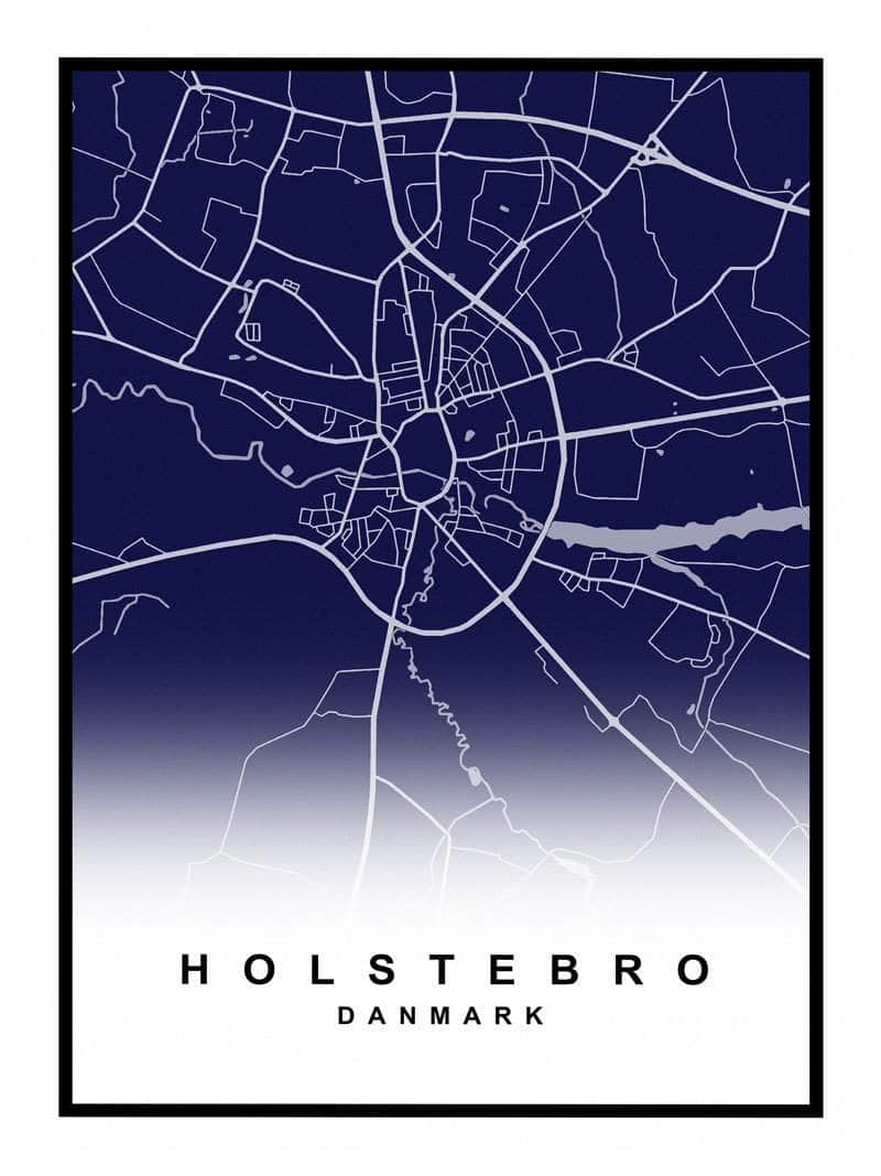 Holstebro Kortplakat – Oplev Din Elskede By!