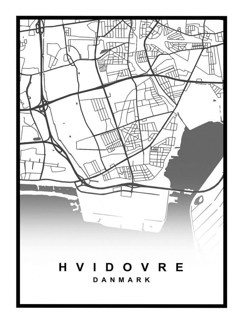 Hvidovre Kortplakat – Fejr byens skønhed i dit hjem