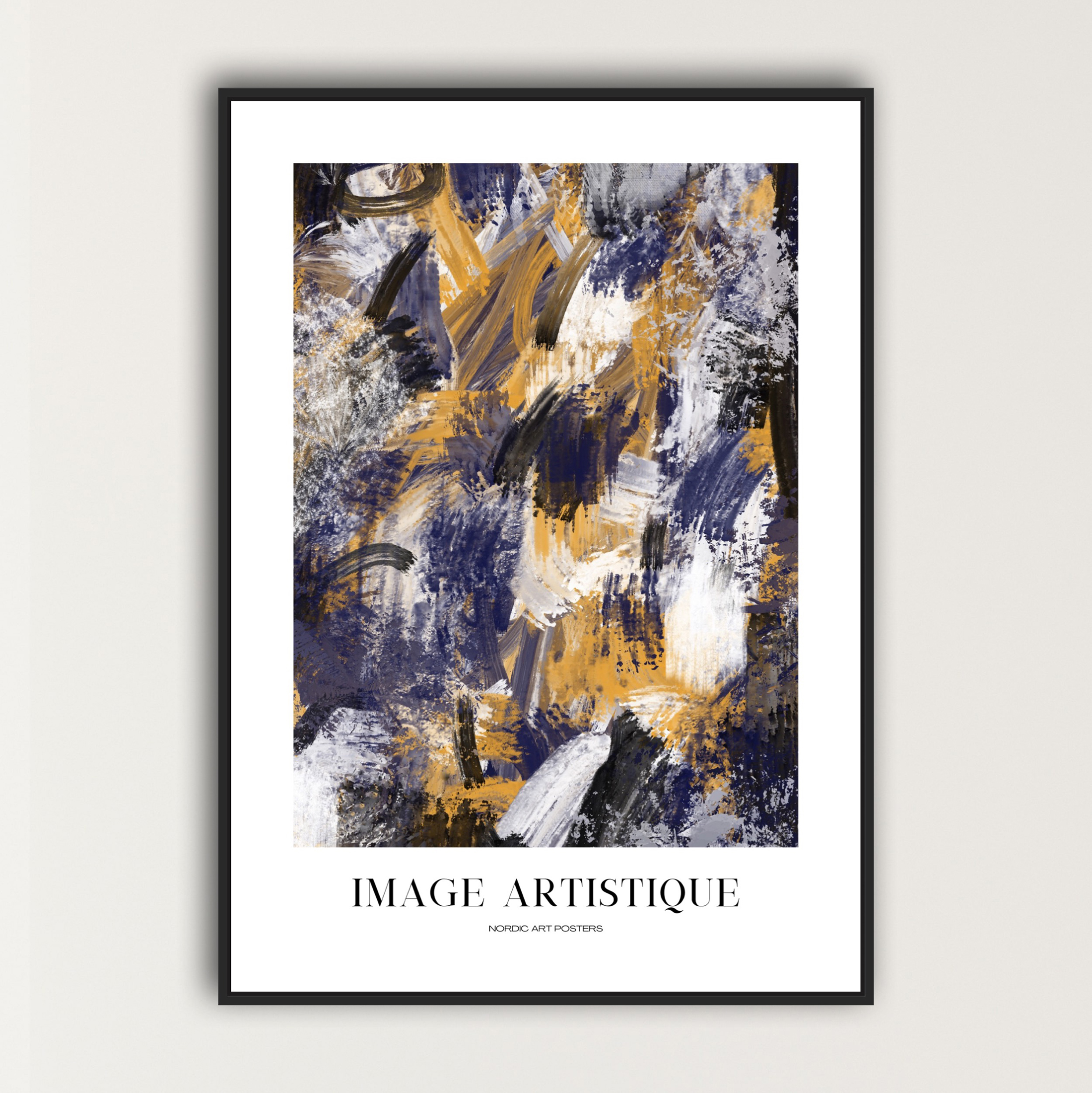 Abstrakt Plakat: Image Artistique No3 - Moderne Kunst 50x70 cm