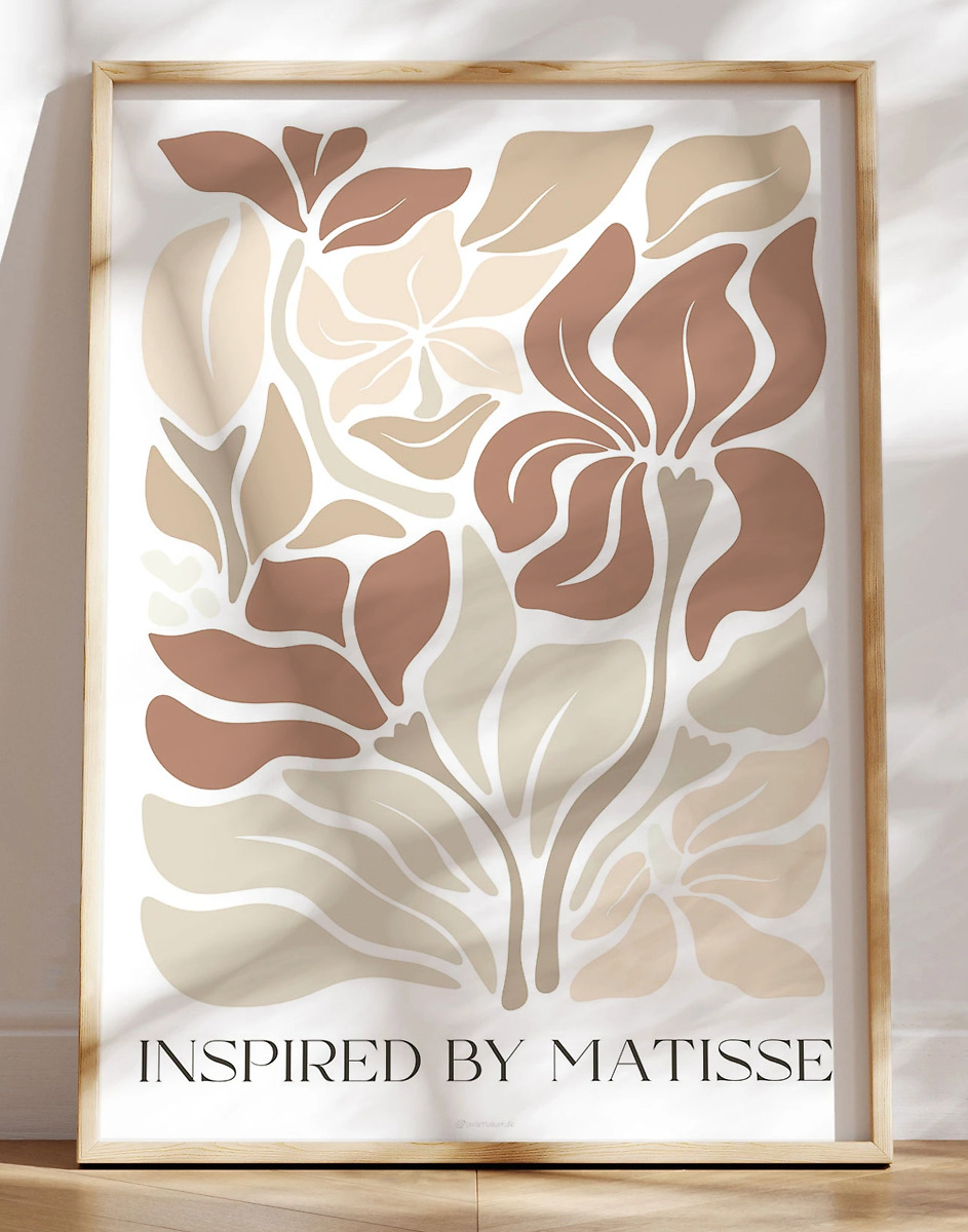 Inspired   Matisse Blomster Cut-outs