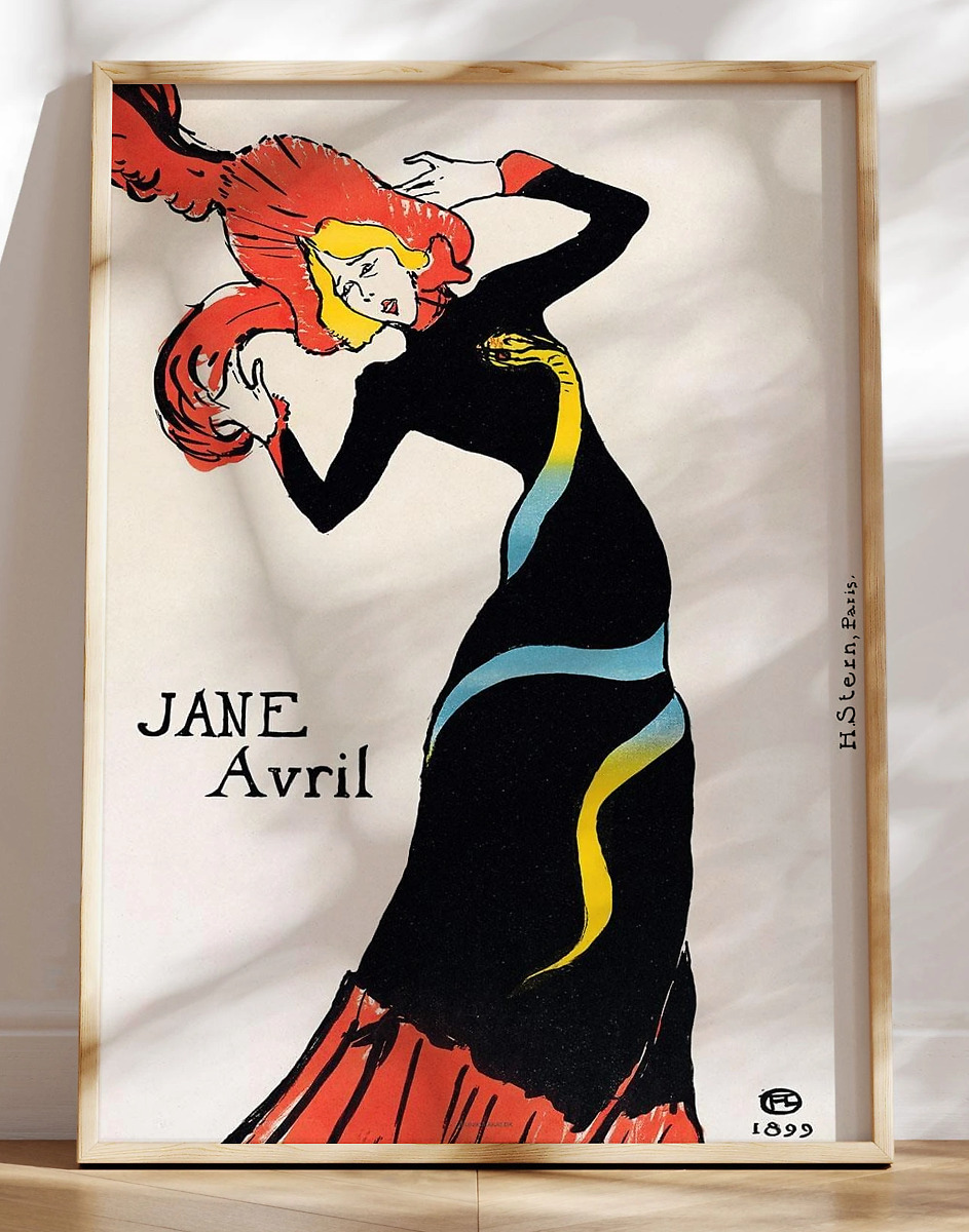 Jane Avril Plakat   Henri   Toulouse Lautrec