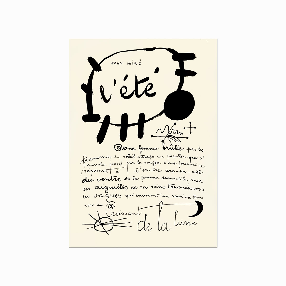 Joan Miró    été