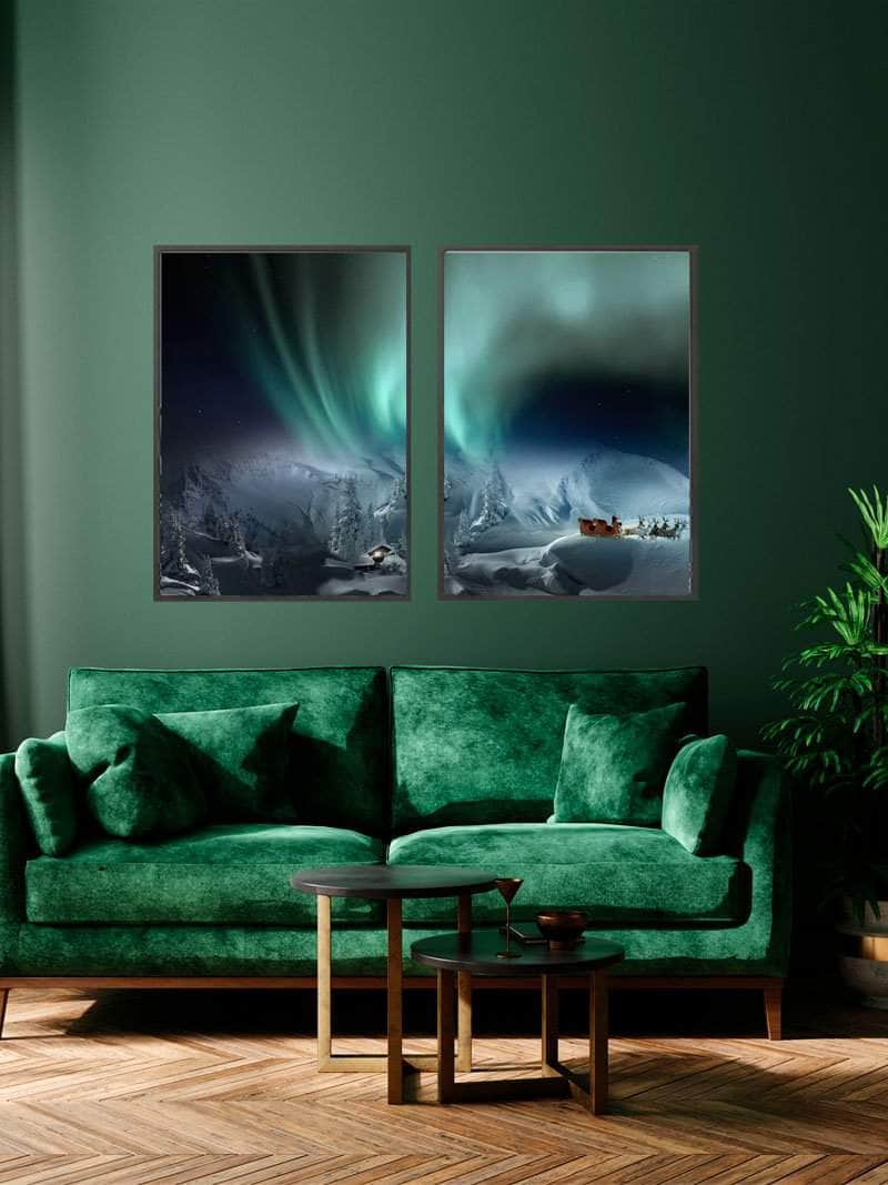 Julemandens Hytte Plakat – Skab Julestemning!