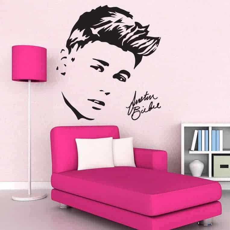 Justin Bieber Wallsticker