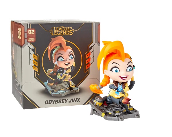 League   Legends Collectible Figure Series  :  02 Odyssey Jinx  Special Edition