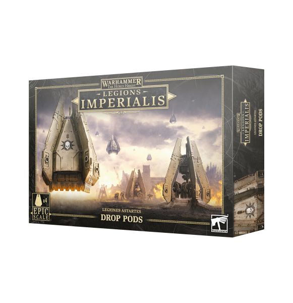 Legions Imperialis Drop Pods til Warhammer 40K - Epic Scale