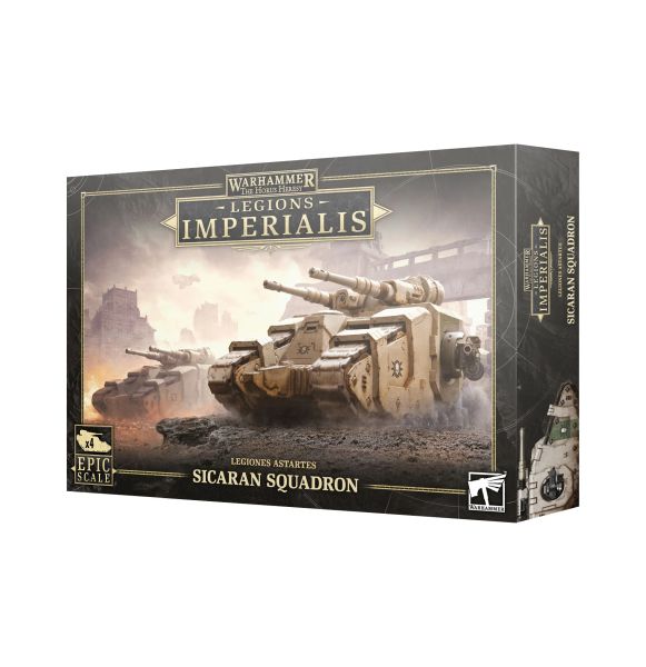 Legions Imperialis Sicaran Tank Squadron til Warhammer 40K