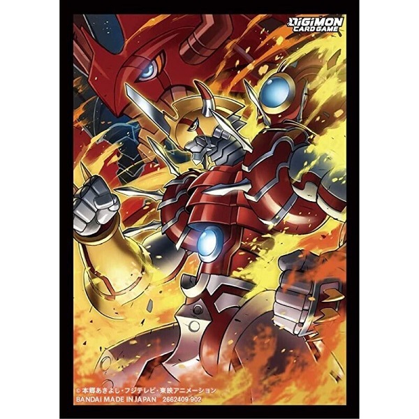 60 Lommer Digimon Shinegreymon Deck Protector Ærmer