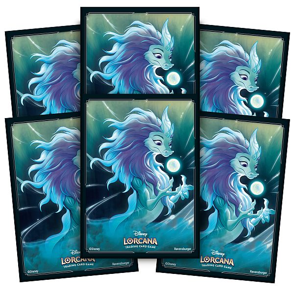 65 Lommer  Disney Lorcana Tcg: Set 02 Rise   The Floodborn: Sisu Divine Water Dragon Deck Protector Sleeves