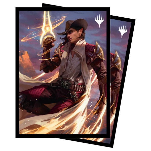 100 Lommer  Magic Outlaws   Thunder Junction: Key Art   Kellan  The Kid Matte Deck Protector Sleeves Ultra Pro  38356