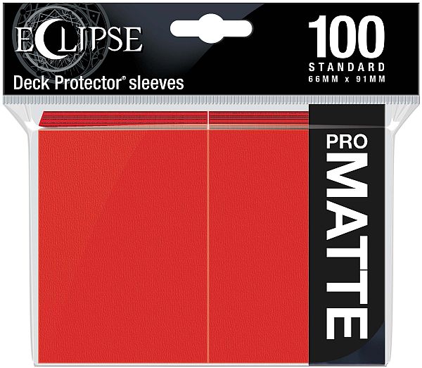 100 Lommer Ultra Pro Eclipse - Apple Rød, Top Kvalitet