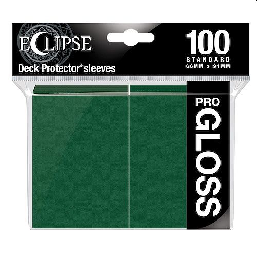 100 Lommer Ultra Pro Eclipse Gloss: Skovgrøn - Topkvalitet