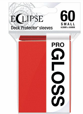 Ultra Pro Eclipse Lommer - Apple Rød, 60 stk. Professionel Kvalitet
