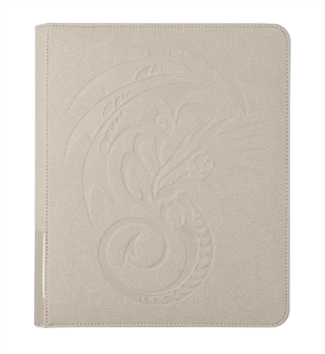 Mappe Card Codex Zipster Regular Portfolio: Ashen White  Ringbind Album  Dragon Shield  Dragonshield    -38012