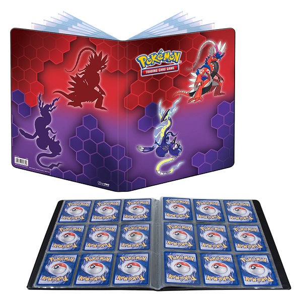 Pokemon Koraidon Miraidon Album - Kortmappe til 180 Kort