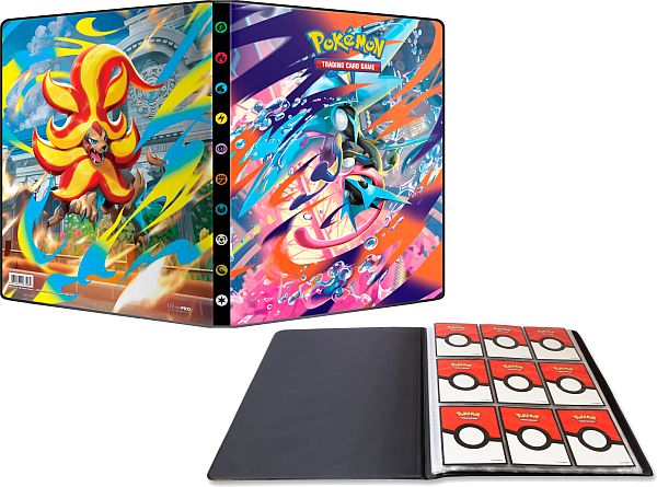 Mappe Pokemon Me04 Mega Evolution: Chaos Rising Album  -pocket  Holder 252 Kort  Ultrapro  16726