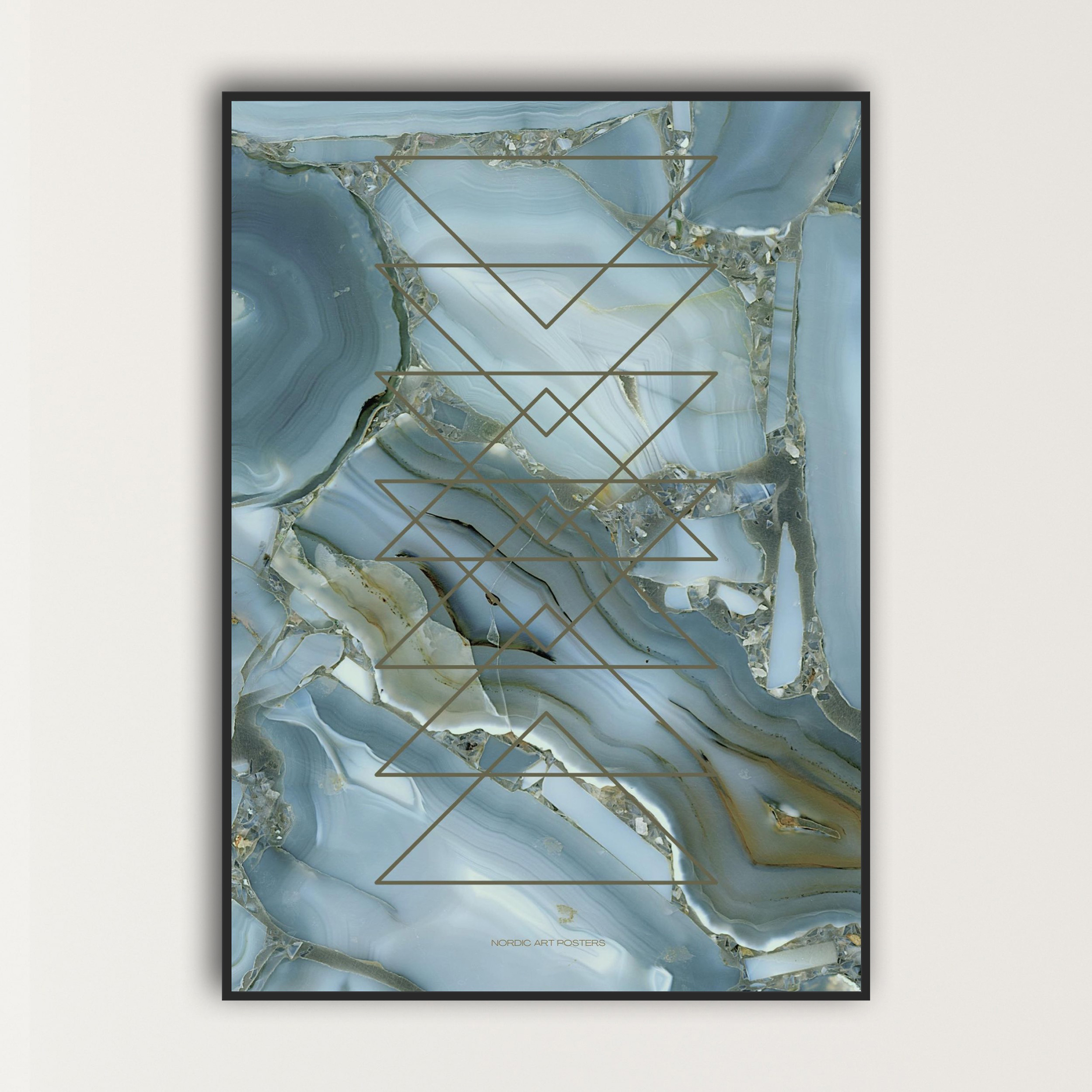 Abstrakt Marbre Plakat 30x40 cm – Gør dit rum unikt!