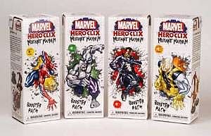 Marvel Heroclix: Mutant Mayhem Figur Booster Pakke
