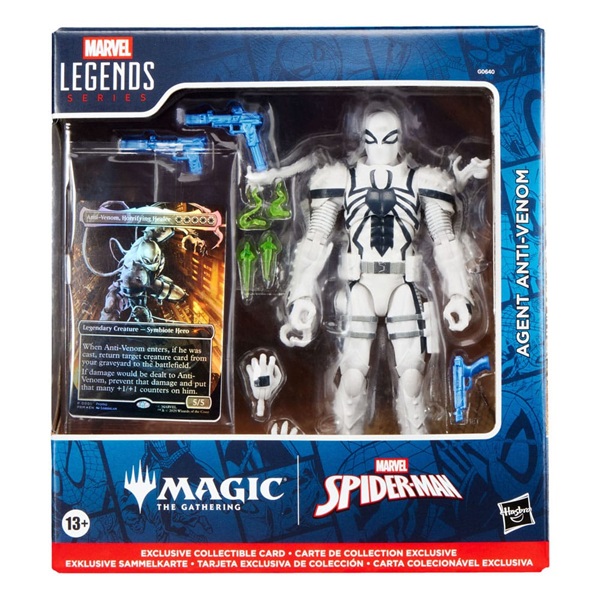 Marvel Legends Magic: The Gathering: Spider-man Agent Anti-venom  Plus Exclusive Foil Card  Action Figure 15