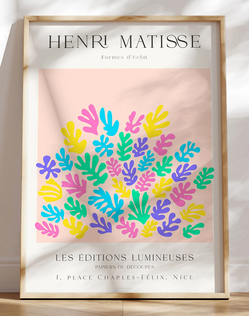 Matisse Plakat Formes   Corail  Flere Farver