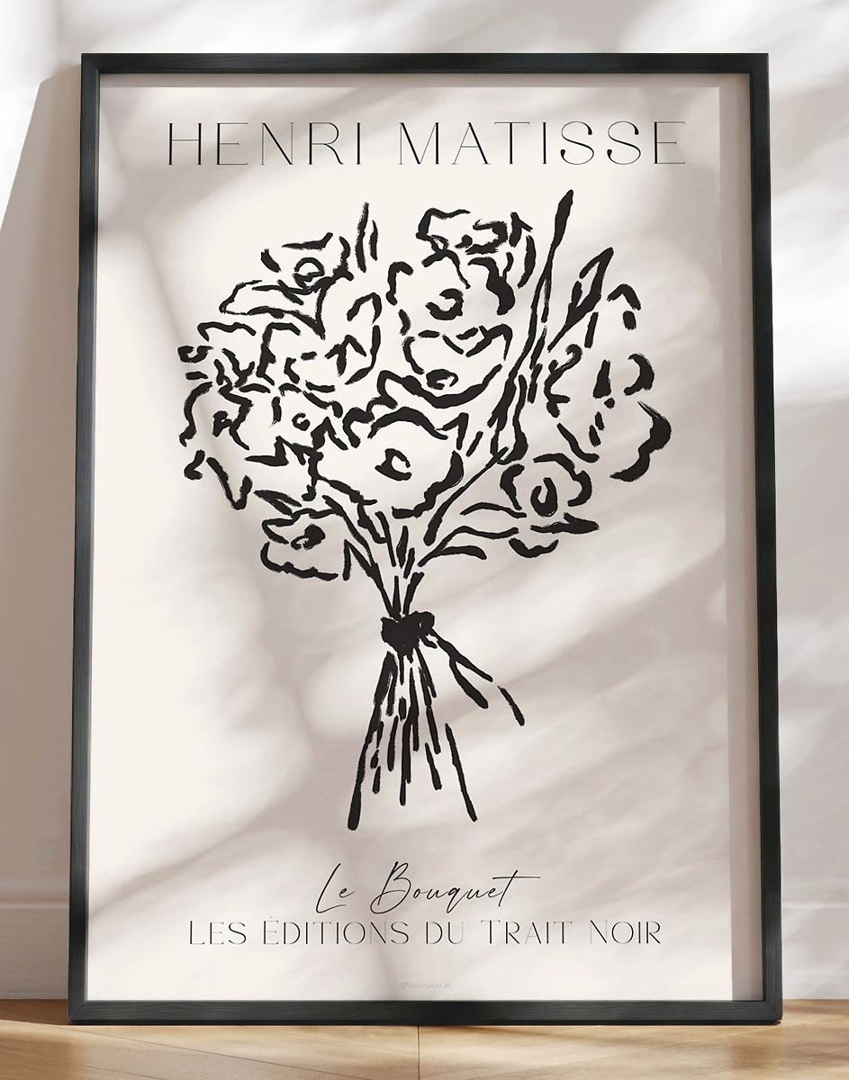 Matisse-inspireret Plakat   Bouquet
